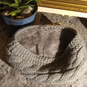 ear wrap/head band furry knit